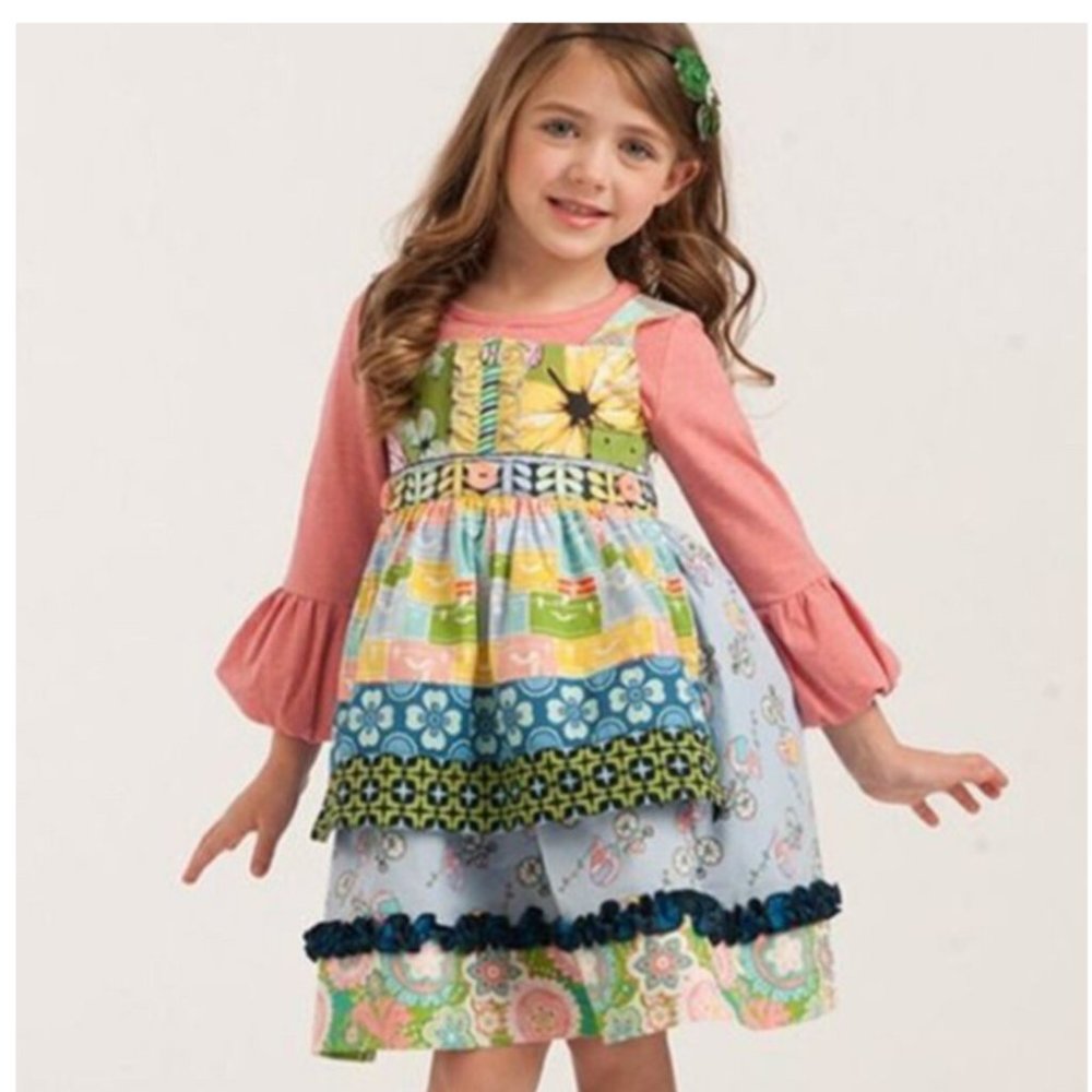 Matilda Jane It's a Wonderful Parade No Knot Dress Size 2